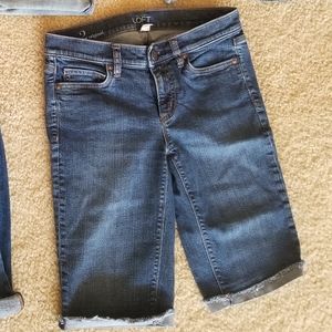 Ann Taylor Loft Denim Bermuda Shorts